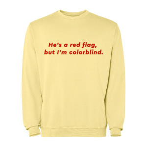 MOSAINC® Red Flag Long Sleeve – Acid Wash Yellow Edition